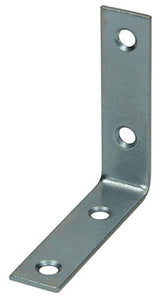 Mack 1013296 - 4 geplooide winkelhaken verzinkt 55x55x15x2mm | 10 stuks