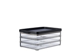 Mepal Omnia Fleischbox 3-lagig schwarz