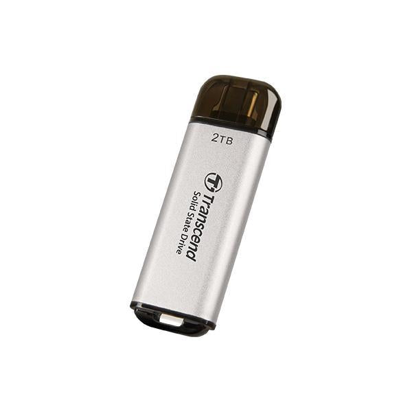 Transcend ts1tesd300s esd300s externe SSD, 1 TB, USB Typ-C, 10 Gbit/s, 1050 950 MB s, Silber