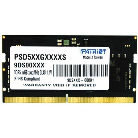 Patriot psd58g480041s Signature-Line Sodimm, 8 GB, 4800 MHz, DDR5