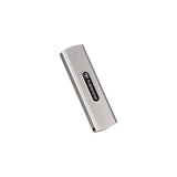 Transcend ts1tesd320a esd320a externe SSD, 1 TB, USB 10 Gbit/s, Typ A, 1050 950 MB s, Silber