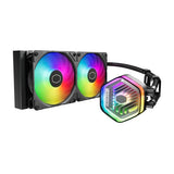 Cooler Master mlx-d24m-a25pz-rw Masterliquid 240 Atmos Argb, 4-polig, 2x 120 mm, 690–2500 U/min