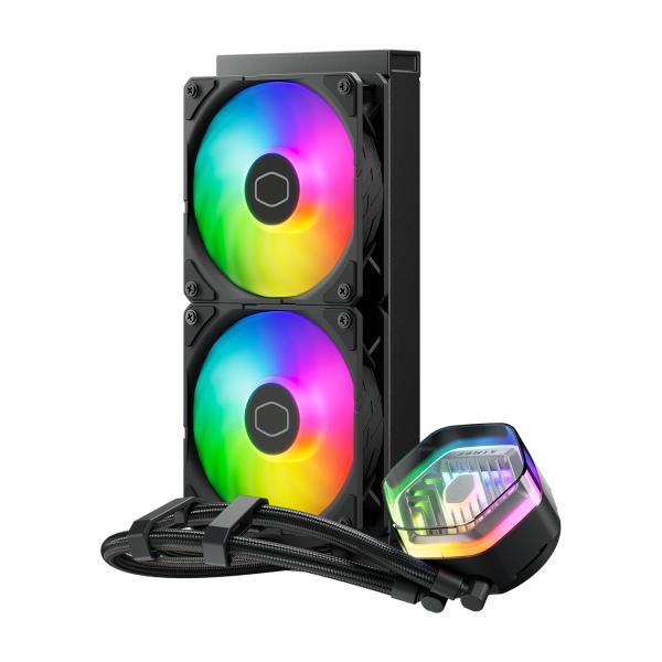 Cooler Master mlx-d24m-a25pz-rw Masterliquid 240 Atmos Argb, 4-polig, 2x 120 mm, 690–2500 U/min