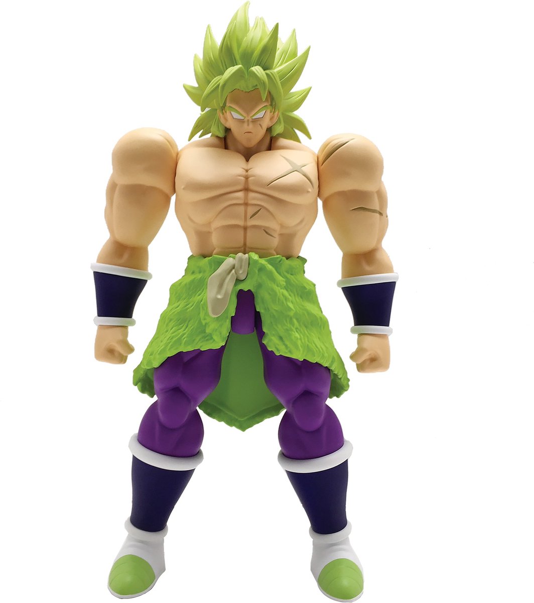 Bandai - dragon ball super - super limit breaker giant figure 30 cm - broly movie - officieel gelicentieerde dragon ball - grote broly actiefiguur - kinderspeelgoed 4+ - 36237
