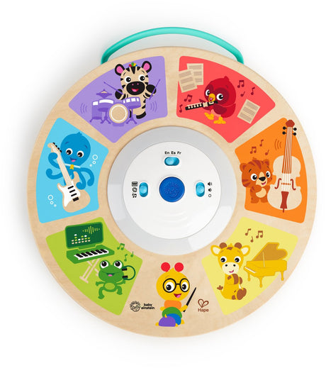 H-Einstein Baby Einstein x Hape Touch Orchestra – Musikalisches Babyspielzeug mit Touch-Cap-Technologie, 3 Sprachen, ab 12 Monaten