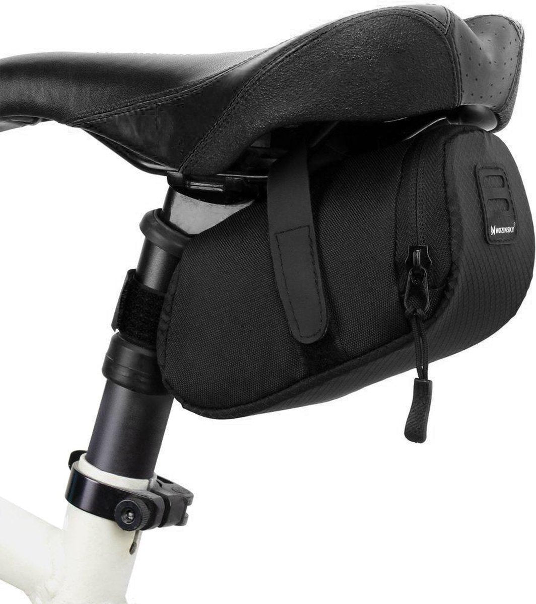 Wozinsky wbb8bk – kleine Fahrradtasche – 0,6 l – Schwarz – Polyester