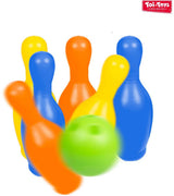 Toi-toys Bowling-Set farbig, 7-teilig.