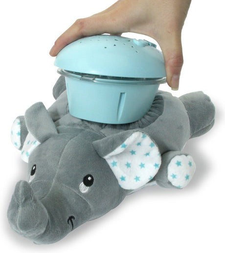 Jamara Dreamy Elephant Night Lampe 32 cm graublau