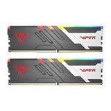 Patriot patriot pvvr532g600c30k viper venom rgb dimm dual kit, 32 gb, ddr5, 6000mts, cl30