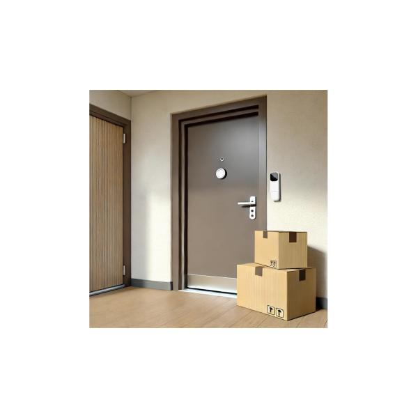 Woox R4331 Smart Video Doorbell Indoor Bell, FHD, 3 MP, 1 2,8 CMOS, IP65, Wi-Fi 802.11 B G N, Weiß
