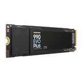 Samsung mz-v9s2t0bw mz-v9s2t0 990 evo plus SSD, 2 TB, m.2, PCIe 4.0, 7150 MB/s, 1350000 IOPS, schwarz