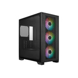 Cooler Master E301-KGNN-S00 Elite 301 Schwarz Argb, ATX, Fenster, USB 3.2 Gen 1 Typ C, 3 x 120 mm Argb