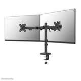 Neomounts DS60-600BL2 Schreibtisch-Monitorarm, Klemmtülle, 10–32, 100 x 100 mm, höhenverstellbar, schwarz