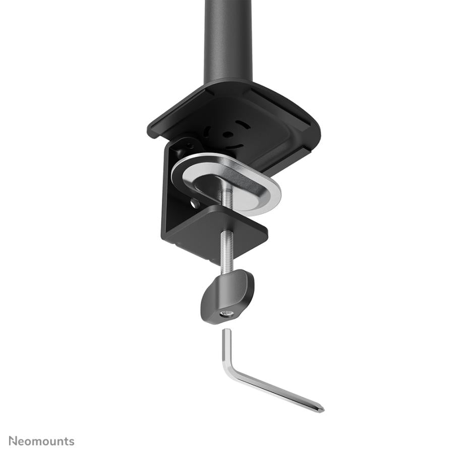 Neomounts DS60-600BL3 Tischmonitorarm, Klemmtülle, 10–27, 100 x 100 mm, höhenverstellbar, schwarz