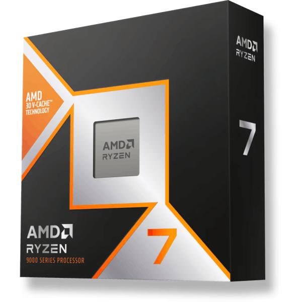 Amd amd 100-100001084wof ryzen 7 9800x3d cpu, am5, 8c 16t, 4.7 5.2 ghz, 96mb, 120w, boxed