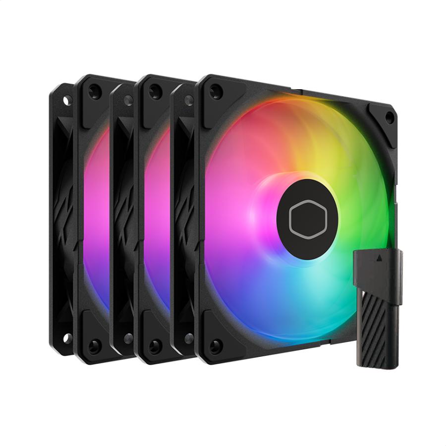 Cooler Master mfx-b2dn-253p2-r2 Sickleflow Edge 120 Argb 3-in-1, 3 x 120 mm, 690–2500 ± 10 % U/min
