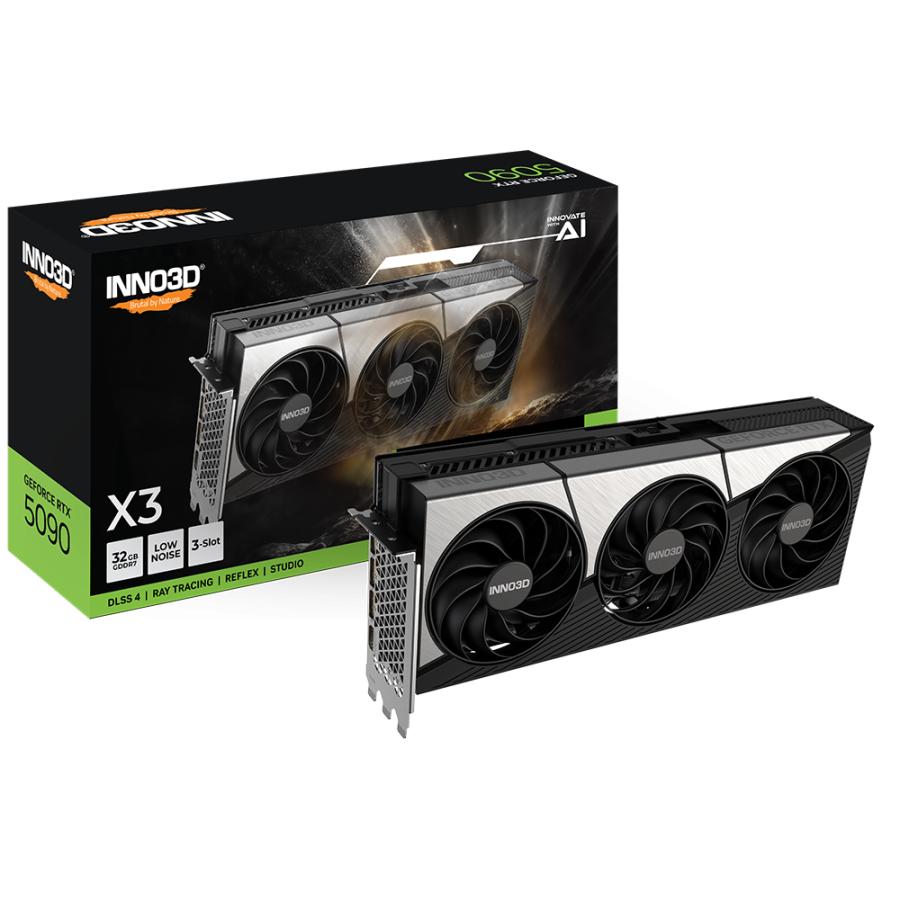 Inno3d n50903-32d7x-17593928 nvidia geforce rtx™ 5090 x3, 32 GB, GDDR7, 512-bit, 1792 GB s, PCIe 5
