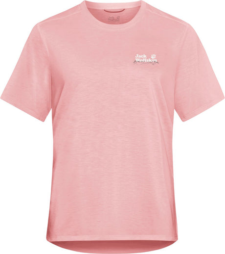 Jack Wolfskin Vonnan Graphic T W Damen Outdoor-Shirt – Rosegarden