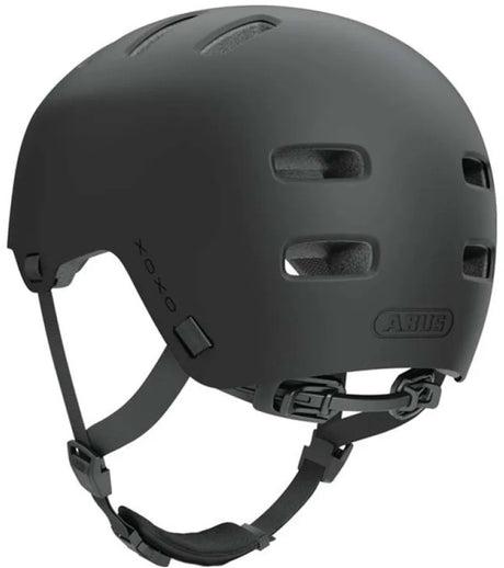 Abus Fahrradhelm xoxo velvelt black m - 54-58 cm - schwarz - geeignet für den Einsatz an Elektrofahrrädern - Cityfahrrädern - 400 g