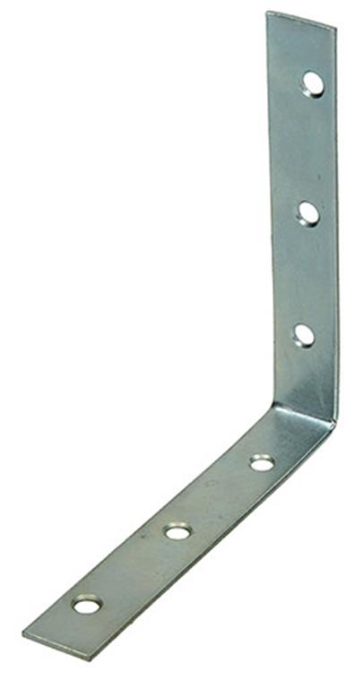 1014303 - 8 geplooide winkelhaken verzinkt 125x125x20mm | 10 stuks