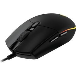 Logitech G203 Lightsync-Gaming-Maus (schwarz, 200–8000 dpi, RGB-LEDs)