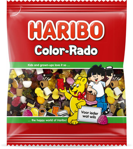 Haribo Color-rado – Bonbon- und Lakritzmischung – 1-kg-Beutel