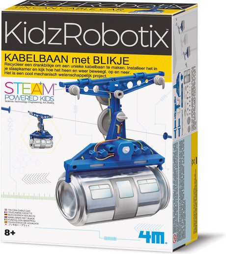 4 m Wissenschaft und Spiele – Bauen Sie Ihre eigene Seilbahn – Baukastenmechanik – Kidzrobotix – 8+
