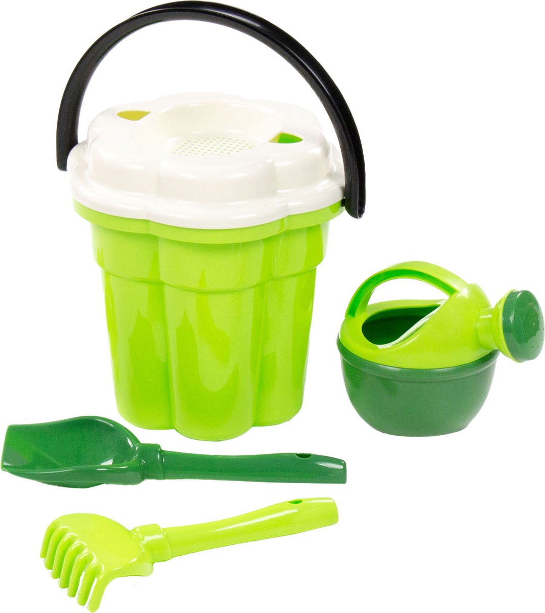 Cavallino Safari XL Classic Bucket Set mit Bewässerung dose grün, 4dlg.