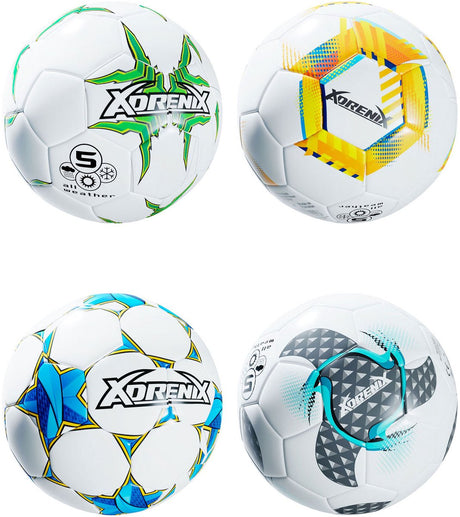 Adrenix Fußball Hybrid Tech 23cm – buntes Fußball-Kunstleder.