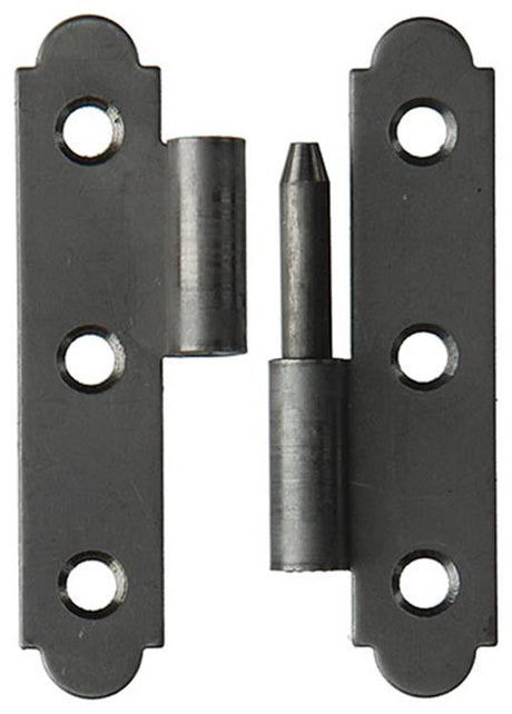 Mack 1013706 - 2 spaanse paumellen rechts inox h 80 - b 45 mm | 5 stuks