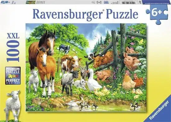 Ravensburger Puzzle Tiersammeln, 100 Teile. xxl