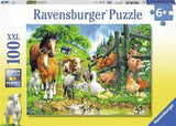 Ravensburger Puzzle Tiersammeln, 100 Teile. xxl