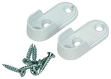Mack 1014453 - 2 houders voor kastbaar wit | 5 stuks