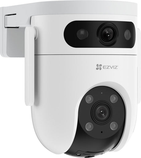 Ezviz h9c 3K+3K-Überwachungskamera für den Außenbereich mit zwei Objektiven – 360° Schwenk-/Neigefunktion – Patrouillenmodus, Nachtsicht-Personenerkennung – Zwei-Wege-Audio – keine monatlichen Kosten