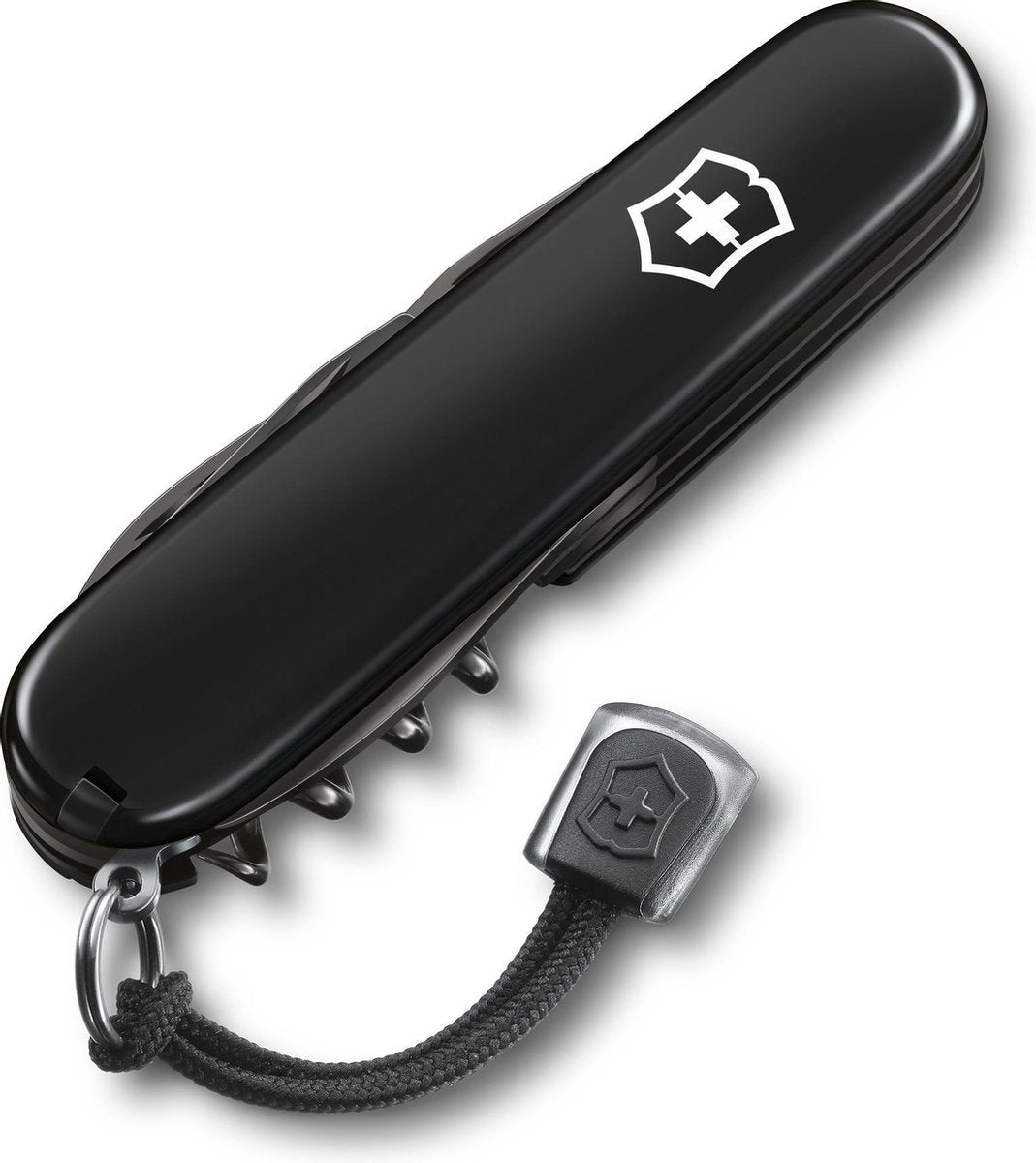 Victorinox Spartan Onyx Black – Schweizer Taschenmesser – 12 Funktionen – Cellidor – Geschenkbox