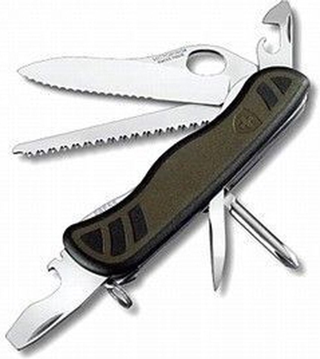 Victorinox Soldat 10 Funktionen Taschenmesser Edelstahl grün