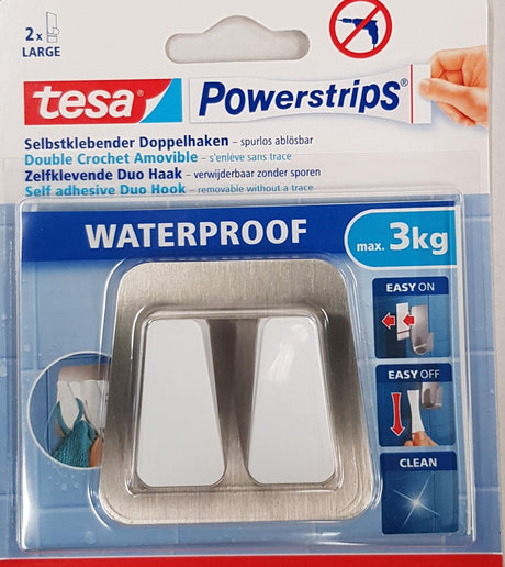 Tesa 1062985 - PS WP L Duo Metall-Kunststoff | 6 Stück