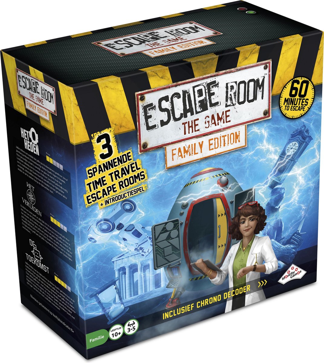 Identitätsspiele Escape Room, die Spielzeitmaschine