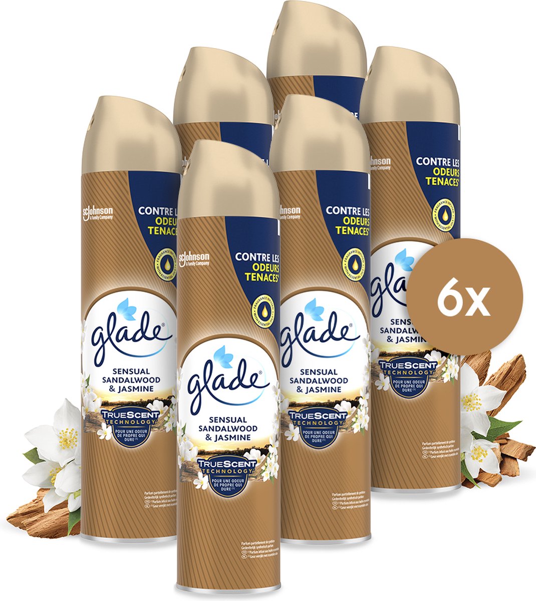 Glade Aerosol sinnliches Sandelholz-Jasmin