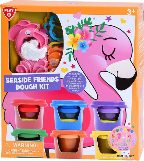Playgo Meerestiere-Ton-Set – 6 Tontöpfe