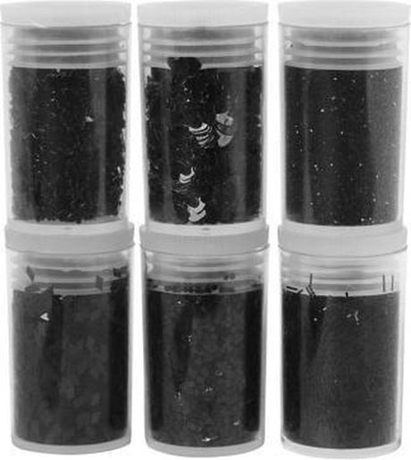 Creativ Company Glitzer und Pailletten, schwarz, 6x5 gr 1 Box