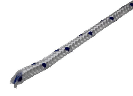 Mack 1014934 - pp gevlochten wit blauw bobijn4mm 50m | 5 stuks