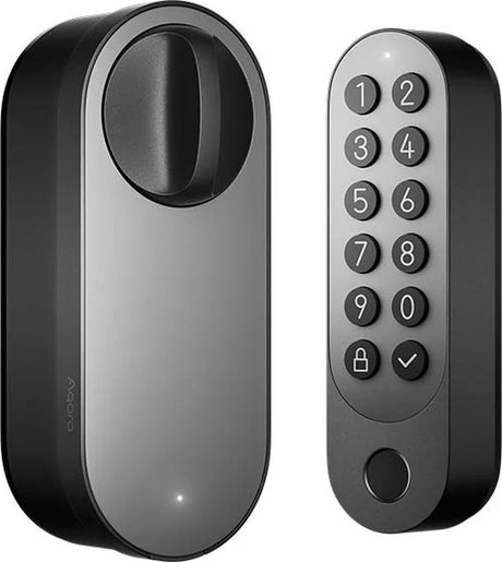 Aqara Smart Lock U200 Kit – Schwarz – Intelligentes Türschloss – Fingerabdruck-PIN-Code – Apple-Home-Schlüssel – Bluetooth-Funktion