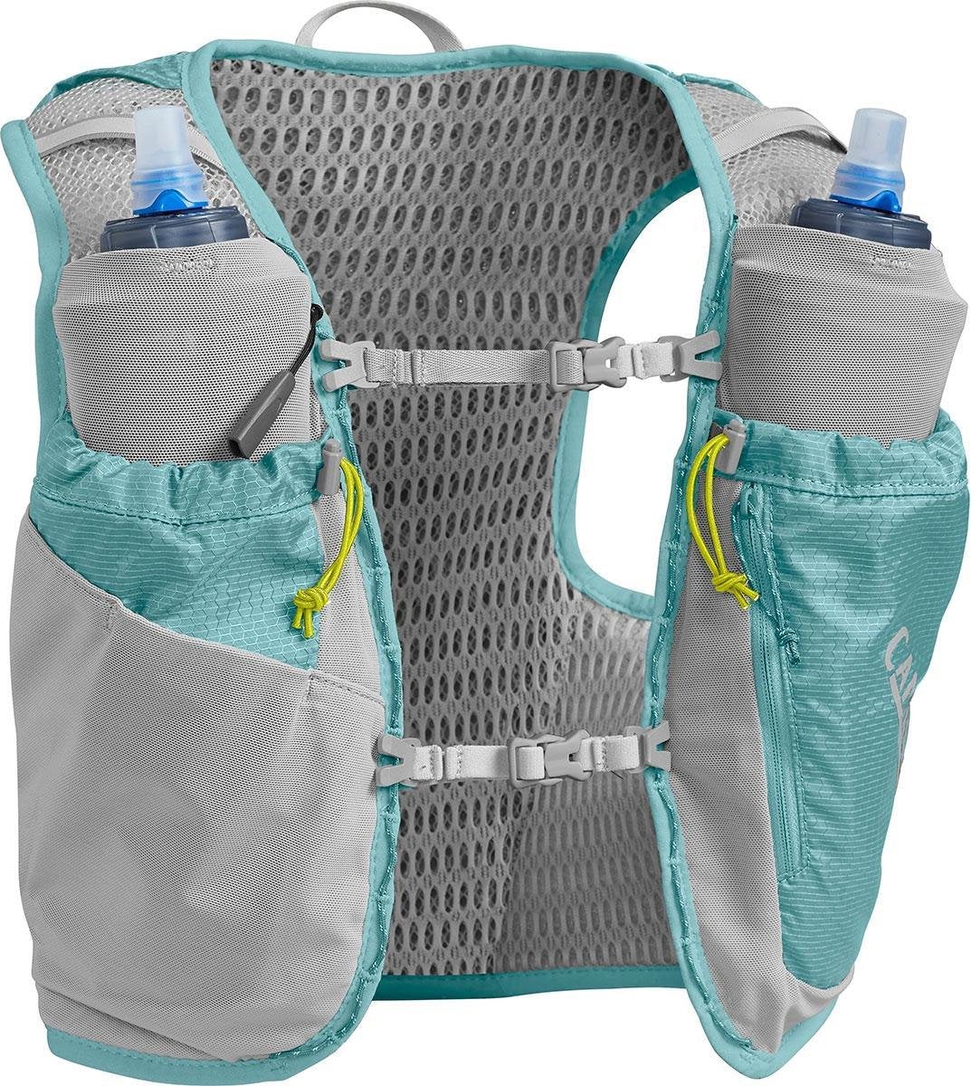 Camelbak Damen Ultra Pro Weste – Trinkbeutel – S – Blau (Aqua Sea Silver)