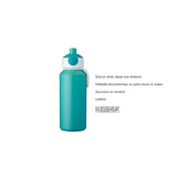Mepal Pop-Up-Trinkflasche Campus – 400 ml – gut schließend – Trinkbecher für Kinder – Naht