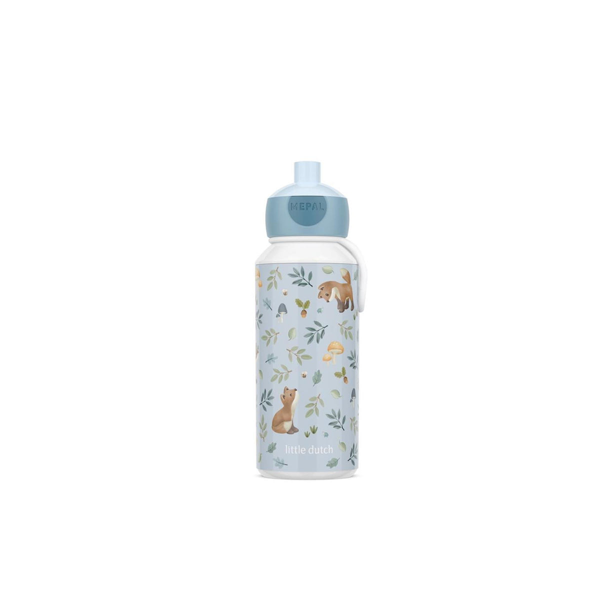 Mepal Pop-up-Trinkflasche Campus Little Dutch – 400 ml – gut schließend – Trinkbecher für Kinder – Waldfreunde