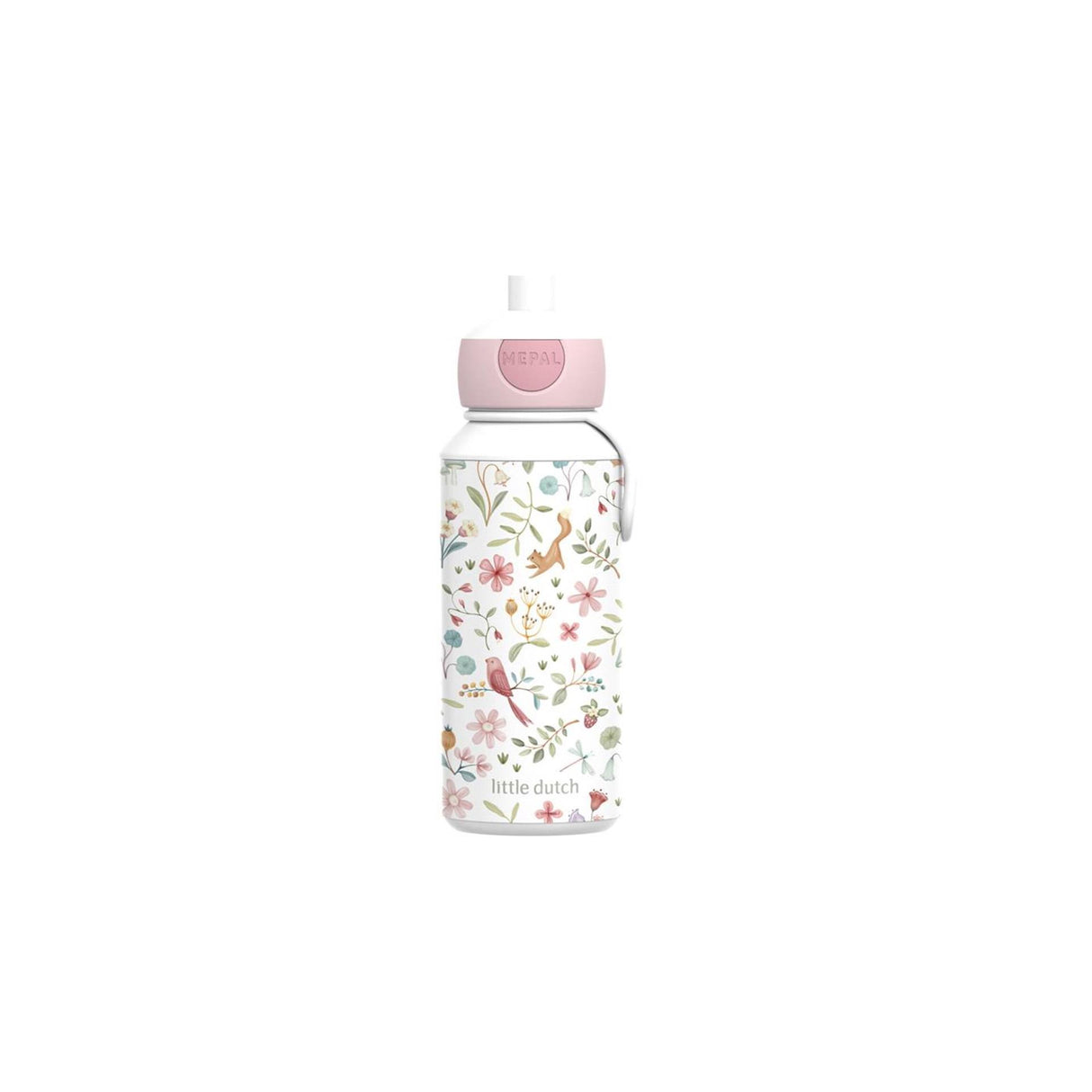 Mepal Pop-Up-Trinkflasche Campus Little Dutch – 400 ml – gut schließend – Trinkbecher für Kinder – Fairy Wonders