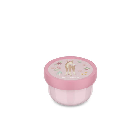 Mepal Obstbox Campus Little Dutch - 300 ml - inklusive Obstgabel - gut verschließbar - Snackbox - Feengarten