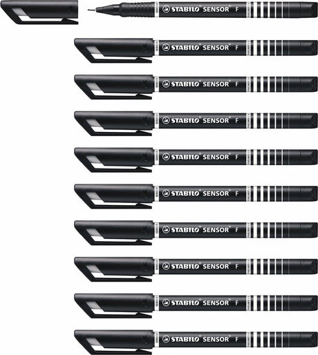 Stabilo Sensor - Fineliner 0,3 mm - Schwarz - Karton à 10 Stück