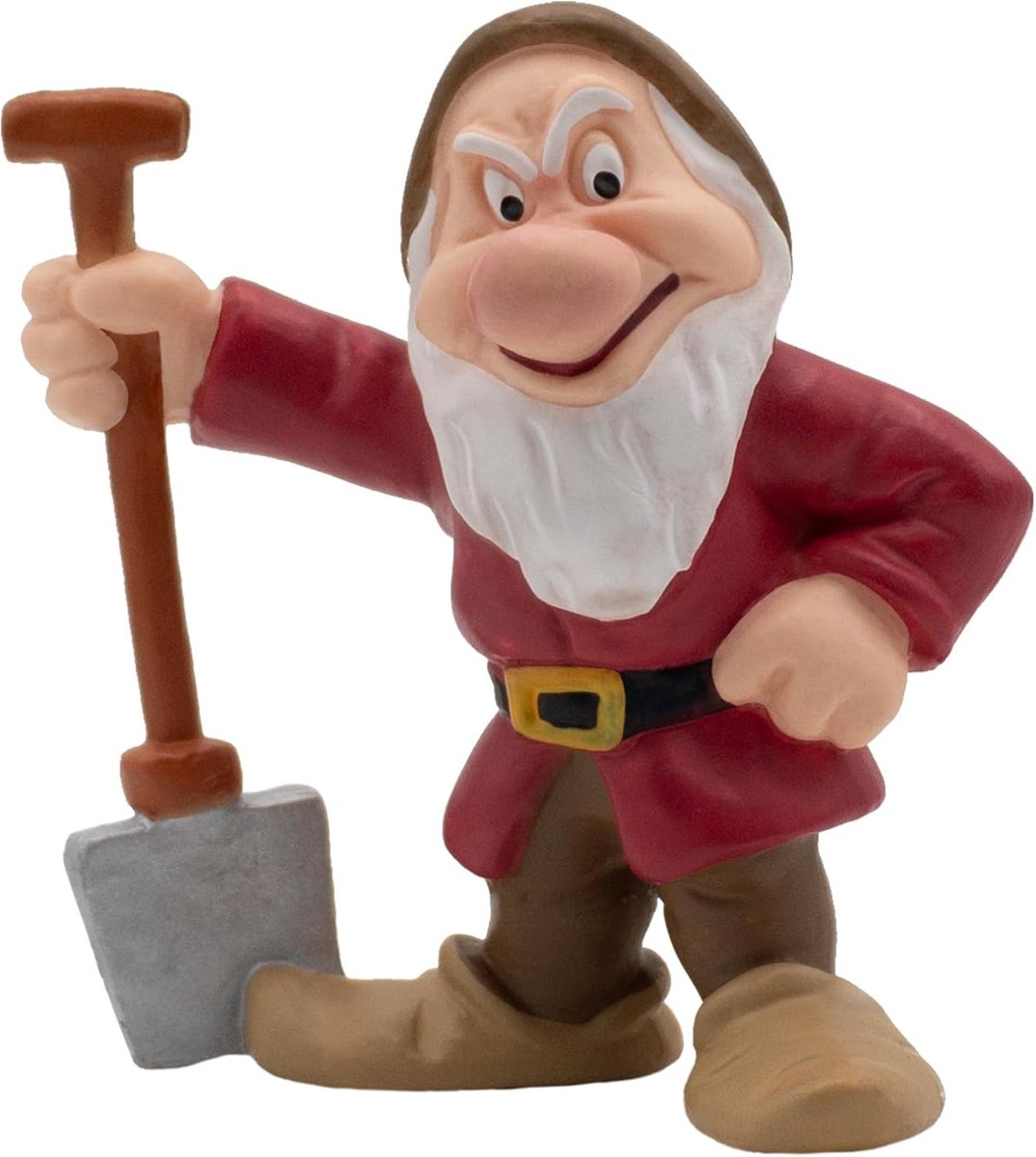 Bullyland 12478 – Spielfigur und Sammelfigur Grumpy aus Schneewittchen und die sieben Zwerge – ca. 5,1 cm – lebensechte und detaillierte Gestaltung – ideal als Tortenfigur und kleines Geschenk für Kinder ab 3 Jahren.